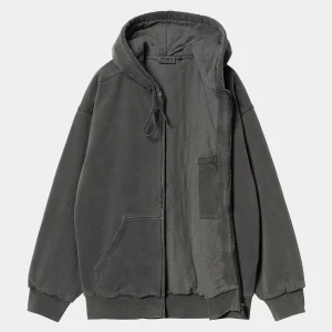 Carhartt WIP Sweats>Hooded Vista Jacket Graphite