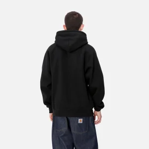 Carhartt WIP Sweats>Hooded Yute Sweat Black