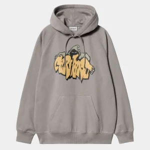 Carhartt WIP Sweats>Hooded Yute Sweat Misty Grey