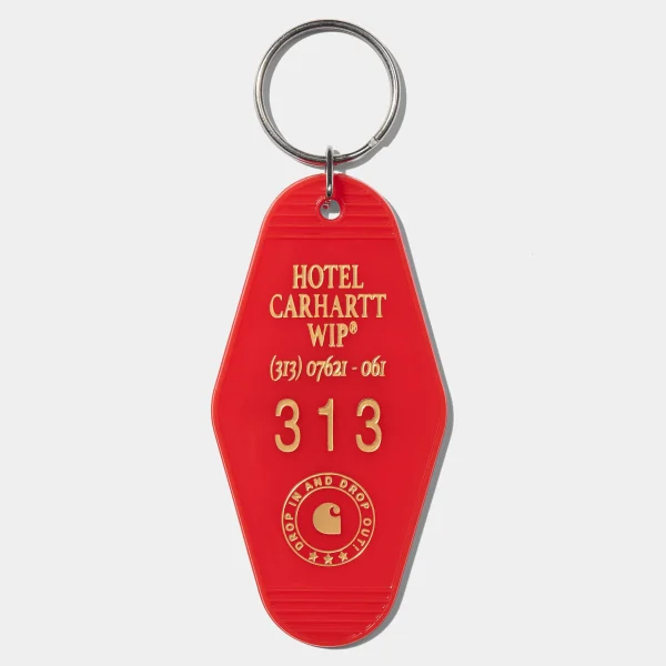 Carhartt WIP Gadgets | Gadgets>Hotel Keys Keychain Scarlet / Winter Spice