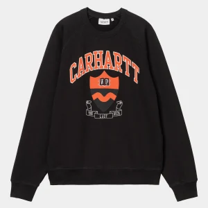 Carhartt WIP Sweats>Lazy Duck Academy Sweat Black