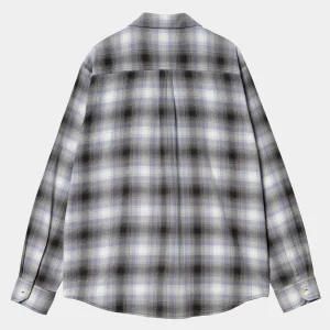 Carhartt WIP Hemden>L/S Blanchard Shirt Blanchard Check, Charm Blue