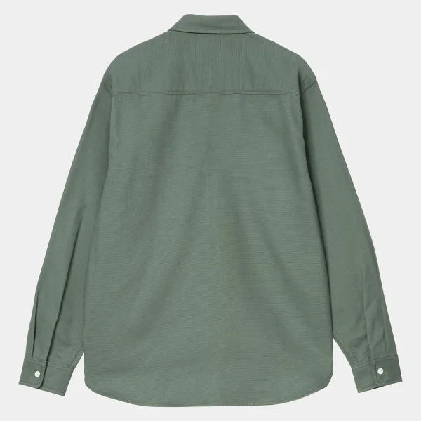 Carhartt WIP Hemden>L/S Clink Shirt Duck Green