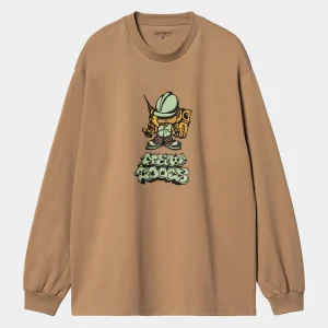 Carhartt WIP T-Shirts & Polos>L/S Drill Boy T-Shirt Peanut