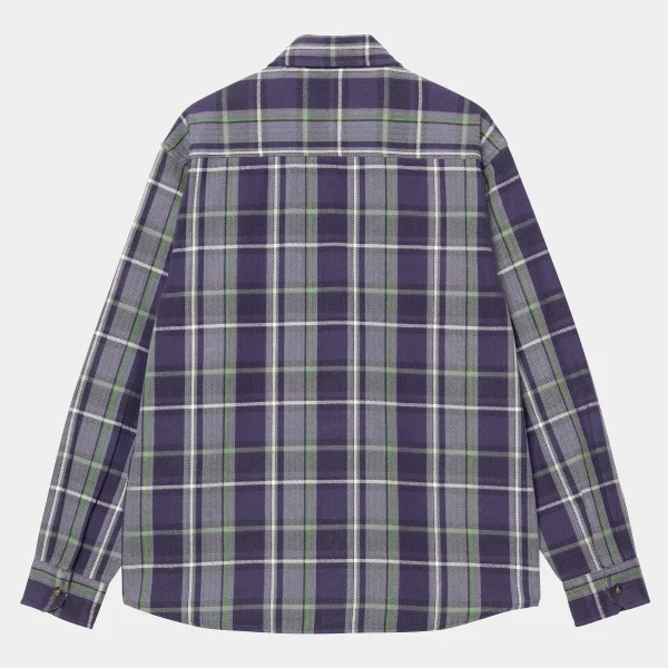 Carhartt WIP Hemden>L/S Hobart Shirt Hobart Check, Aura