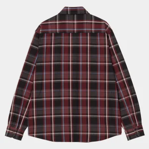 Carhartt WIP Hemden>L/S Hobart Shirt Hobart Check, Black