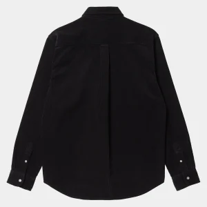 Carhartt WIP Hemden>L/S Madison Cord Shirt Black / Wax