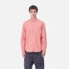 Carhartt WIP Hemden>L/S Madison Shirt Dusty Rose / Wax