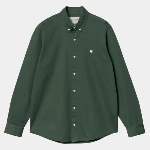 Carhartt WIP Hemden>L/S Madison Shirt Sycamore Tree / Wax