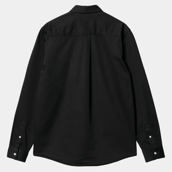 Carhartt WIP Hemden>L/S Madison Shirt Black / Wax