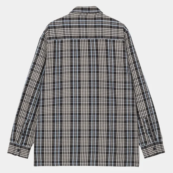 Carhartt WIP Hemden>L/S Mandlik Shirt Mandlik Check, Dark Navy