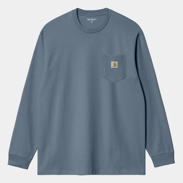 Carhartt WIP T-Shirts & Polos>L/S Pocket T-Shirt Positano