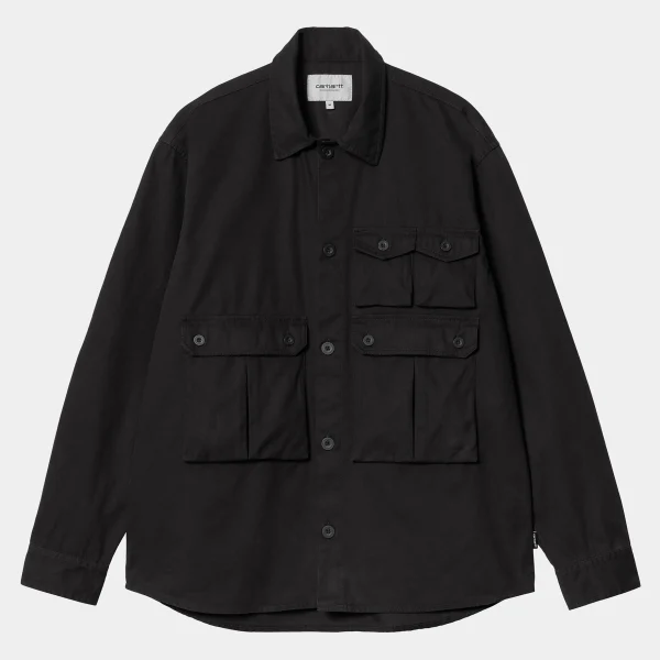 Carhartt WIP Hemden>L/S Tracker Shirt Black