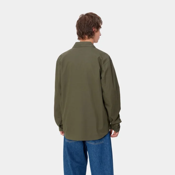 Carhartt WIP Hemden>L/S Tracker Shirt Office Green