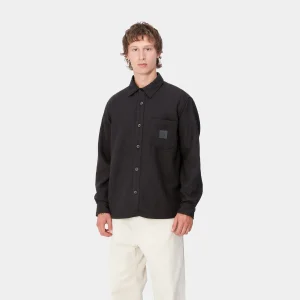 Carhartt WIP Hemden>L/S Truman Shirt Chocolate / Black