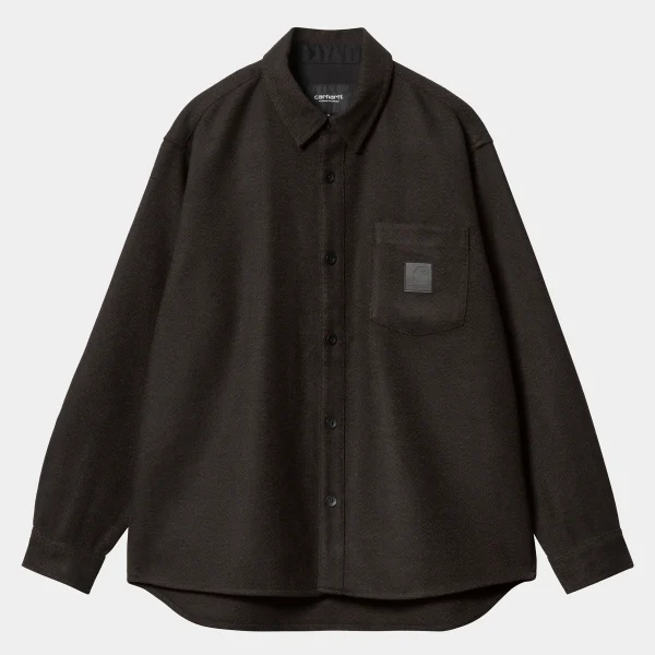 Carhartt WIP Hemden>L/S Truman Shirt Chocolate / Black