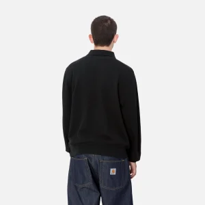 Carhartt WIP T-Shirts & Polos>L/S Vance Rugby Shirt Black / White