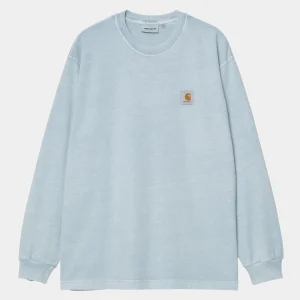 Carhartt WIP T-Shirts & Polos>L/S Vista T-Shirt Dusty Ice