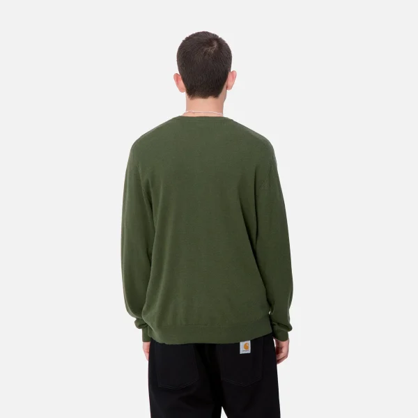 Carhartt WIP Strick>Madison Sweater Tarragon / Black