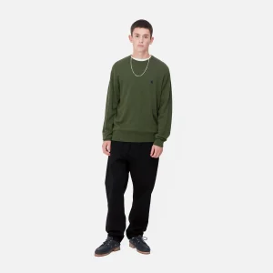 Carhartt WIP Strick>Madison Sweater Tarragon / Black