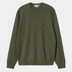 Carhartt WIP Strick>Madison Sweater Tarragon / Black