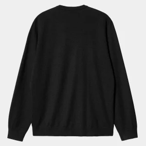 Carhartt WIP Strick>Madison Sweater Black / Wax