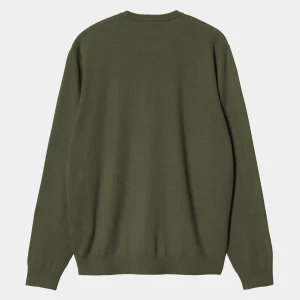 Carhartt WIP Strick>Madison Sweater Tarragon / Black