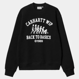 Carhartt WIP Sweats>Main Basics Sweat Black / White