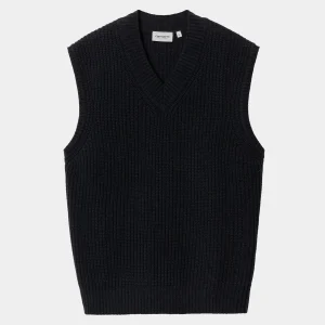 Carhartt WIP Strick>Marlon Vest Sweater Dark Navy