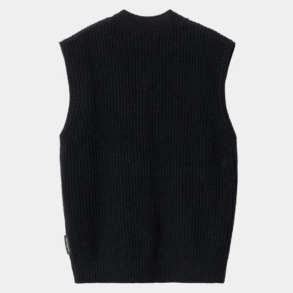 Carhartt WIP Strick>Marlon Vest Sweater Dark Navy