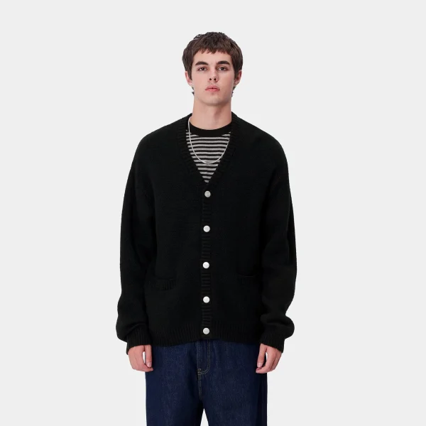 Carhartt WIP Strick>Merton Cardigan Black