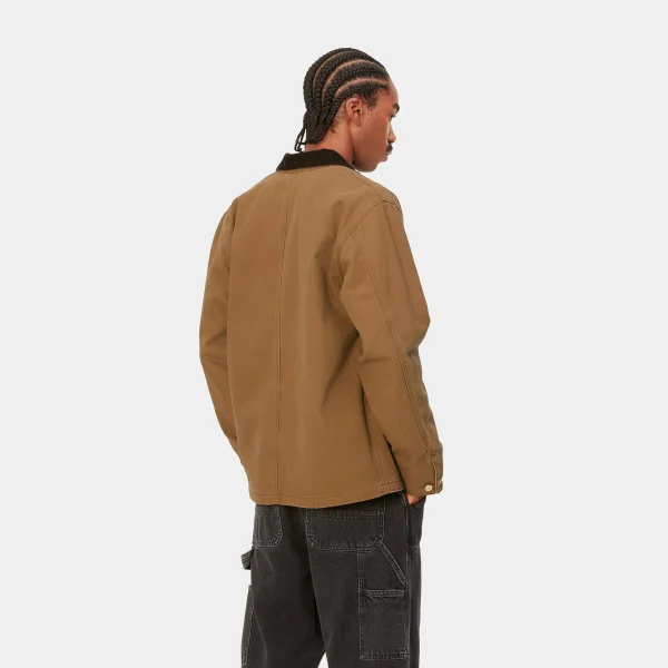 Carhartt WIP Jacken & Mäntel>Michigan Coat (Summer) Hamilton Brown / Tobacco