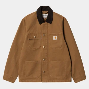 Carhartt WIP Jacken & Mäntel>Michigan Coat (Summer) Hamilton Brown / Tobacco