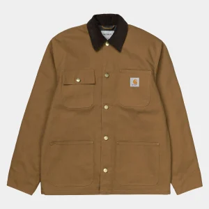 Carhartt WIP Jacken & Mäntel>Michigan Coat (Winter) Hamilton Brown / Tobacco