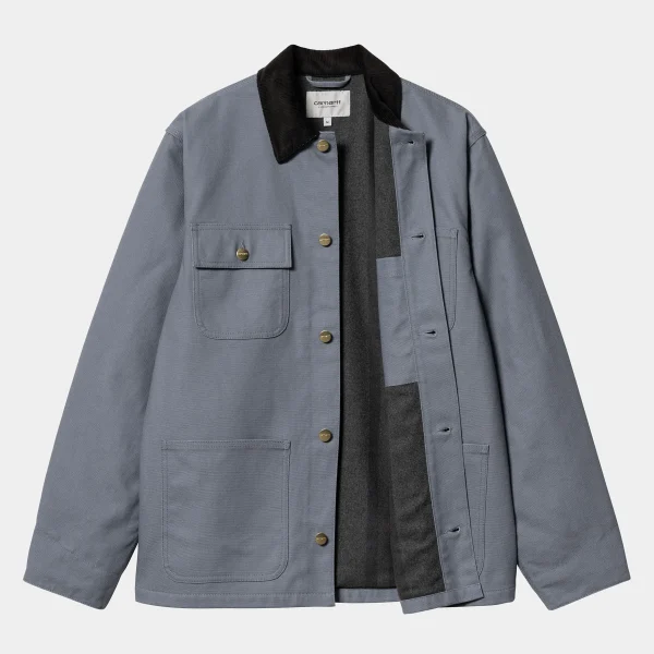 Carhartt WIP Jacken & Mäntel>Michigan Coat (Winter) Dove Grey / Black