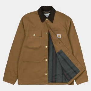 Carhartt WIP Jacken & Mäntel>Michigan Coat (Winter) Hamilton Brown / Tobacco