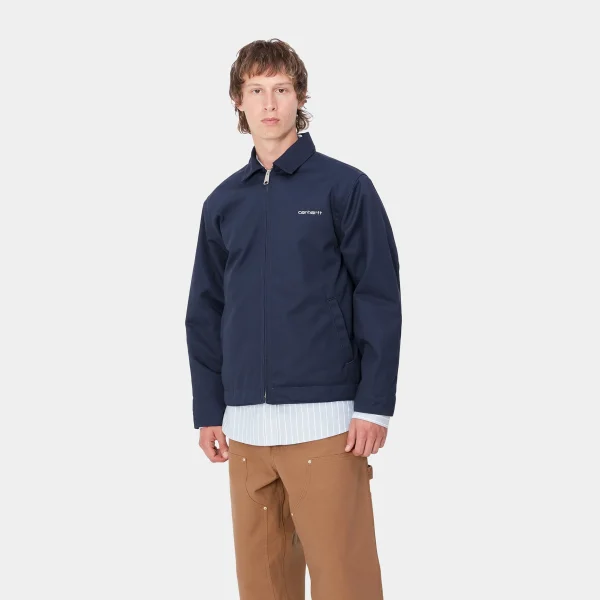 Carhartt WIP Jacken & Mäntel>Module Script Jacket Air Force Blue / White