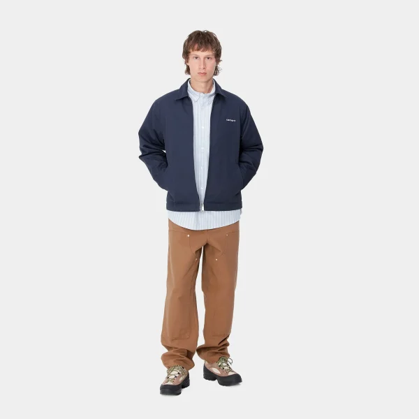 Carhartt WIP Jacken & Mäntel>Module Script Jacket Air Force Blue / White