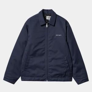 Carhartt WIP Jacken & Mäntel>Module Script Jacket Air Force Blue / White