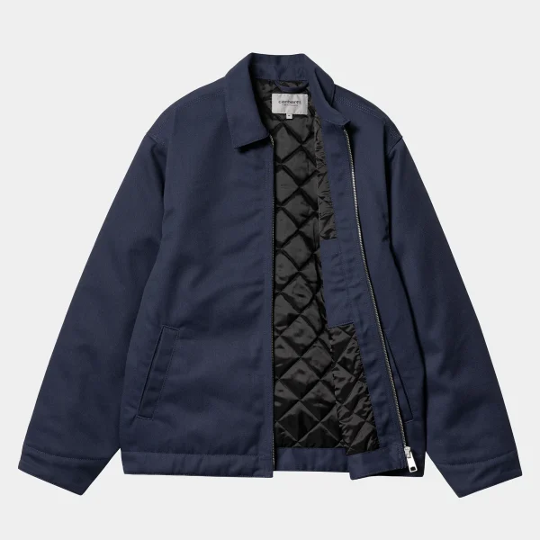 Carhartt WIP Jacken & Mäntel>Module Script Jacket Air Force Blue / White