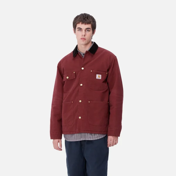 Carhartt WIP Jacken & Mäntel>OG Chore Coat Malbec / Black