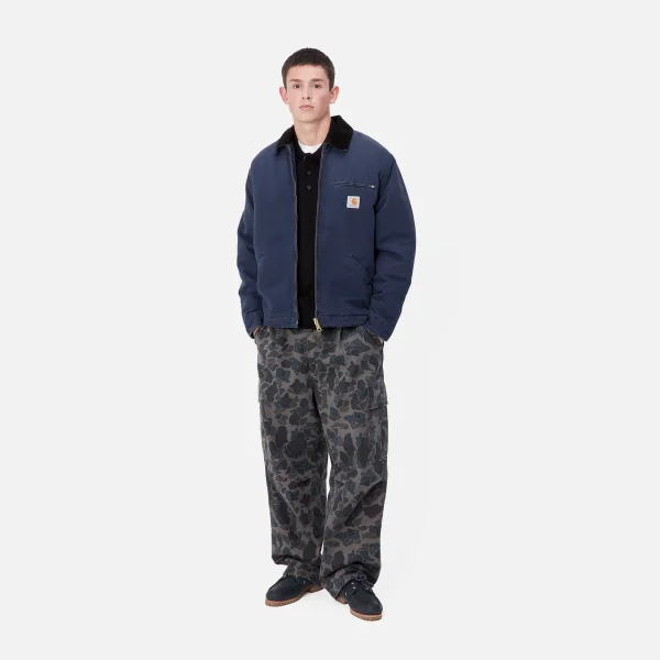 Carhartt WIP Jacken & Mäntel>OG Detroit Jacket (Winter) Air Force Blue / Black