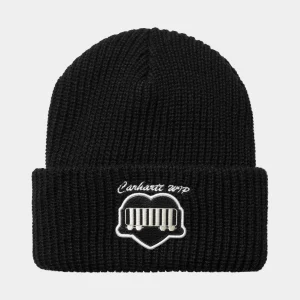 Carhartt WIP Accessoires | Accessoires>OG Heart Train Beanie Black