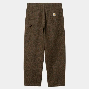 Carhartt WIP Hosen>OG Single Knee Pant Camo Leo, Tamarind / Tamarind