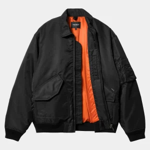 Carhartt WIP Jacken & Mäntel>Olten Bomber Black / Turmeric