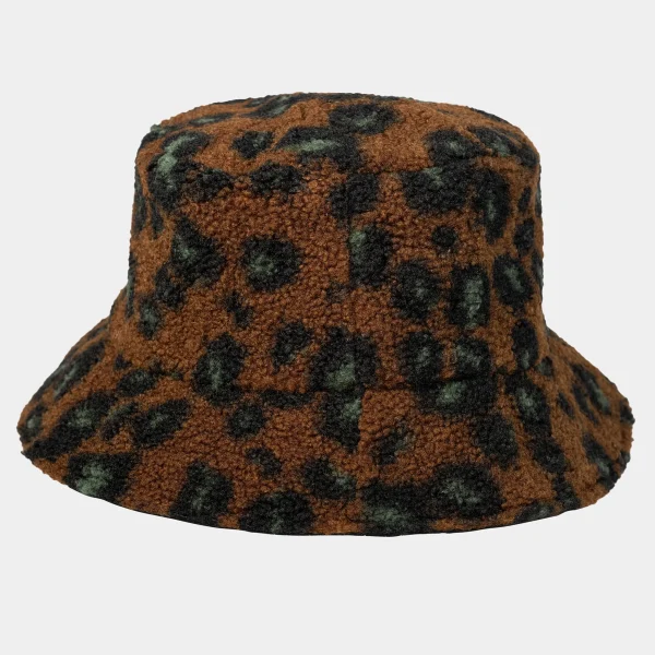 Carhartt WIP Accessoires | Accessoires>Orla Bucket Hat Camo Leo Jacquard, Tamarind / Black