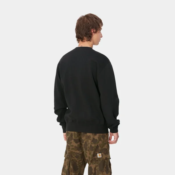 Carhartt WIP Sweats>Pepe Be Nice Sweat Black / White