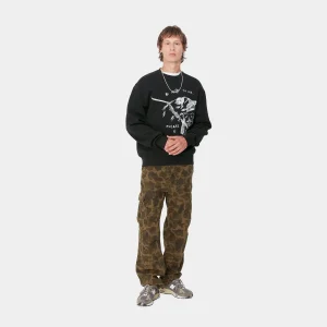 Carhartt WIP Sweats>Pepe Be Nice Sweat Black / White