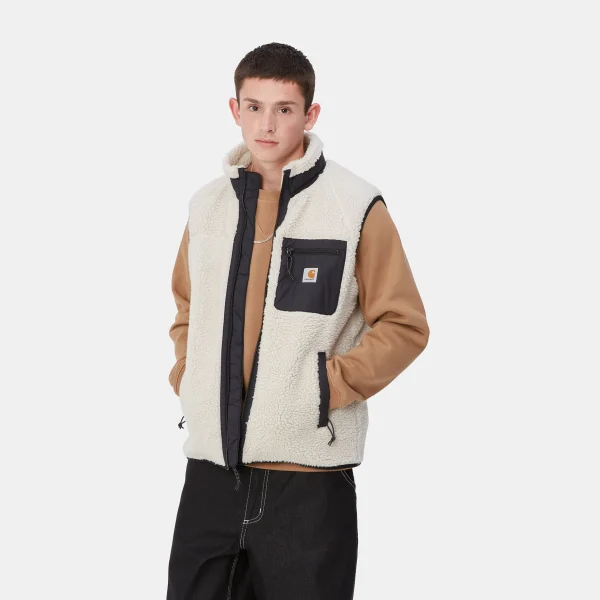 Carhartt WIP Jacken & Mäntel>Prentis Vest Liner Moonbeam / Black