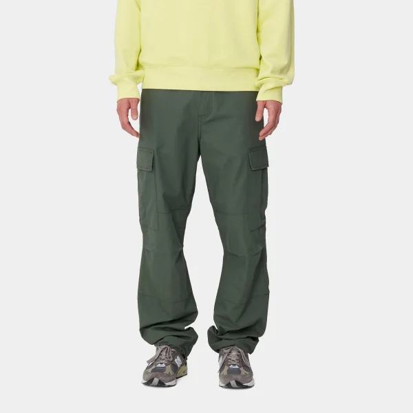 Carhartt WIP Hosen>Regular Cargo Pant Duck Green